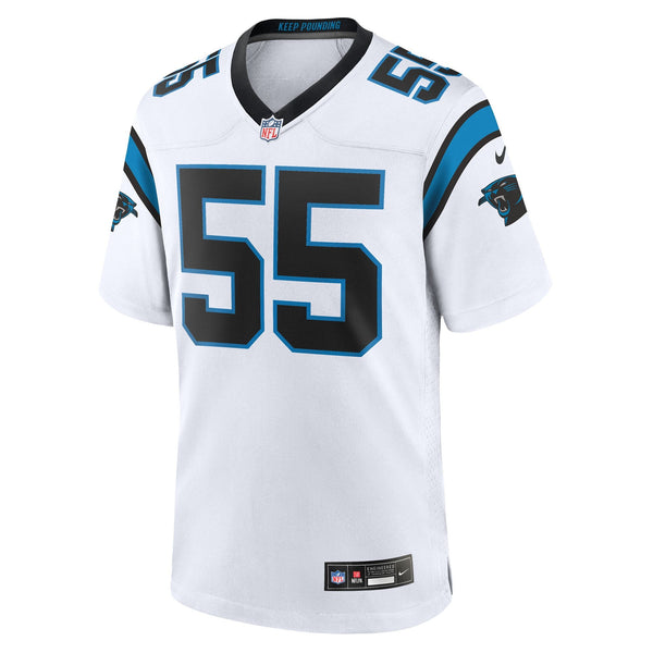 Carolina Panthers Devin Lloyd Nike White Game Jersey
