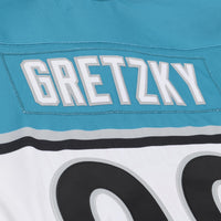1997 NHL All-Star Game Wayne Gretzky Mitchell & Ness Teal Power Play Jersey
