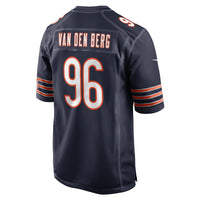 Chicago Bears Jordan van den Berg Navy jersey – view 5