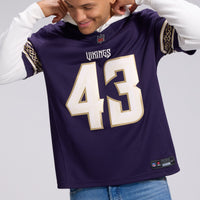 Minnesota Vikings Andrew Van Ginkel Nike Purple 2026 Rivalries Collection Printed Limited Jersey