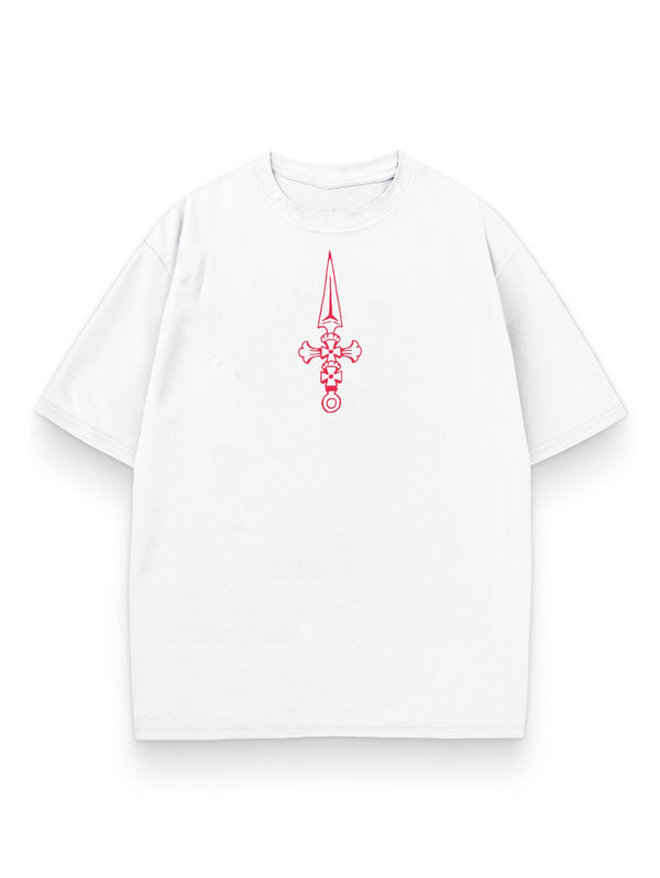 White t-shirt with Kento Nanami Jujutsu Kaisen Scarlet Chains graphic – photo 2