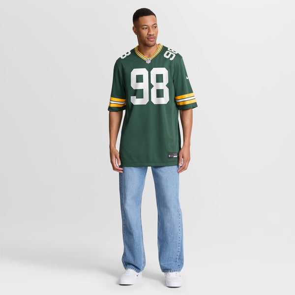 Green Bay Packers Javon Hargrave Nike Green Team Game Jersey