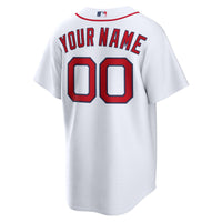 Boston Red Sox Nike White Home Stadium Custom Jersey