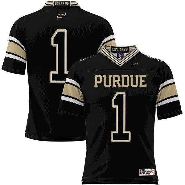 #1 Purdue Boilermakers GameDay Greats Endzone Football Jersey - Black