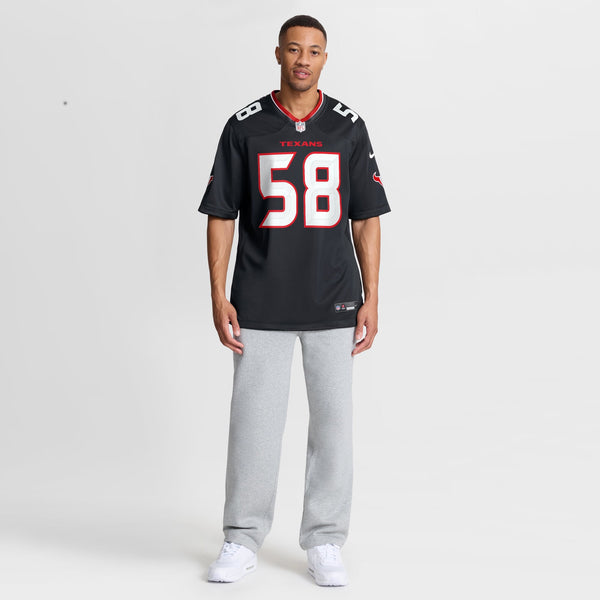 Houston Texans Gavin Gerhardt Nike Navy Team Game Jersey