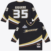 Anaheim Ducks Jean-Sebastien Giguere Black jersey – view 1