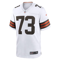 Cleveland Browns Joe Thomas Nike White Retired Game Player Jersey