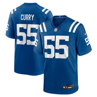 Indianapolis Colts Caden Curry Royal jersey – view 1