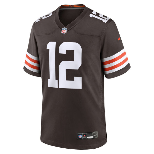 Cleveland Browns Shedeur Sanders Nike Brown 2025 NFL Draft Game Jersey