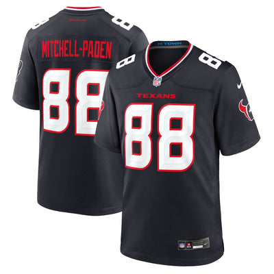 Houston Texans Zaire Mitchell-Paden Nike Navy Team Game Jersey