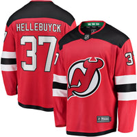 New Jersey Devils Connor Hellebuyck Red jersey – view 1