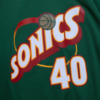 Seattle Supersonics Mitchell & Ness Shawn Kemp Audible Fashion Jersey - Green