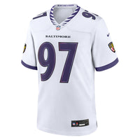 Baltimore Ravens Ethan Burke White jersey – view 2