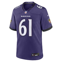Baltimore Ravens Andre James Purple jersey – view 2