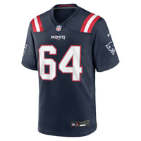New England Patriots Jacob Rizy Navy jersey – view 4