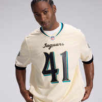 Jacksonville Jaguars Josh Hines-Allen Nike Natural 2026 Rivalries Collection Game Jersey