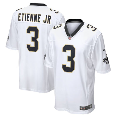 New Orleans Saints Travis Etienne Jr Nike White Game Player Jersey