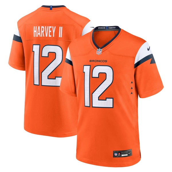 Denver Broncos RJ Harvey Nike Orange Team Game Jersey