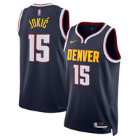 Denver Nuggets Nike Icon Edition Swingman Jersey - Navy - Nikola Jokić -