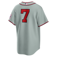 Philadelphia Phillies Trea Turner Nike Gray 2026 Field of Dreams Stadium Jersey