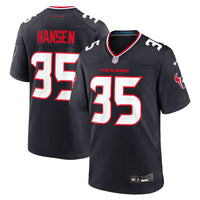 Houston Texans Jake Hansen Nike Navy Team Game Jersey