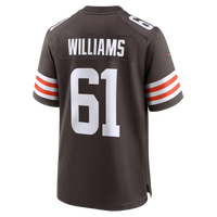 Cleveland Browns Chris Williams Nike Brown Team Game Jersey
