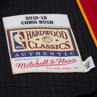 Miami Heat Mitchell & Ness Chris Bosh 2012 Road Finals Authentic Jersey - Black