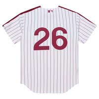 Philadelphia Phillies Chase Utley Mitchell & Ness White 2003 Cooperstown Collection Authentic Jersey