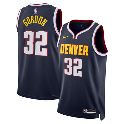 Denver Nuggets Nike Icon Edition Swingman Jersey - Navy - Aaron Gordon -