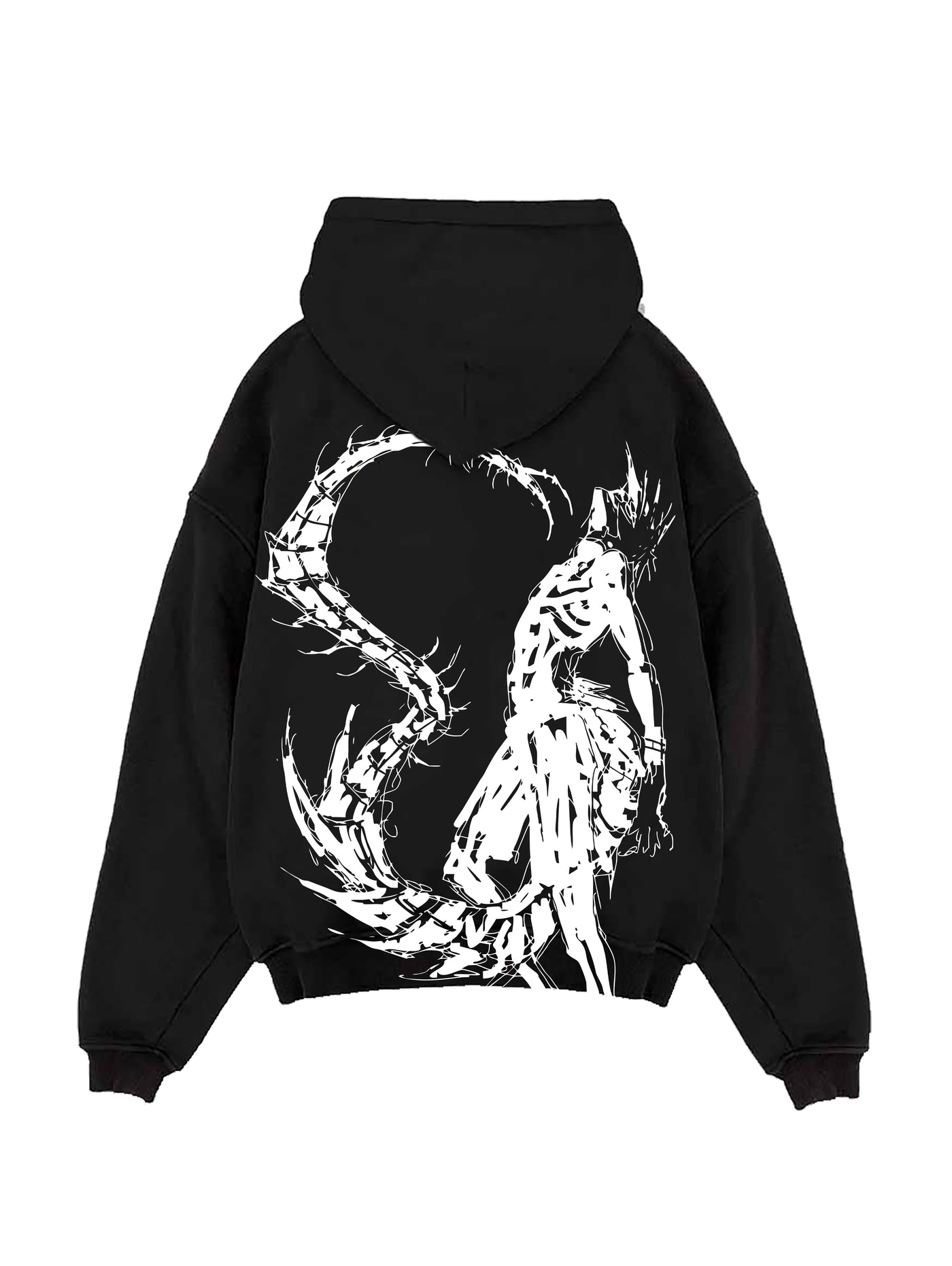 Black hoodie with Ken Kaneki Tokyo Ghoul Rageborn Ghoul graphic – photo 1