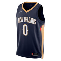 New Orleans Pelicans Nike Icon Edition Swingman Jersey - Navy - Jeremiah Fears -