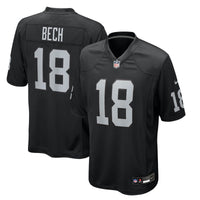 Las Vegas Raiders Jack Bech Black jersey – view 1