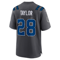 Indianapolis Colts Jonathan Taylor Nike Anthracite 2026 Rivalries Collection Game Jersey