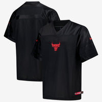 Chicago Bulls Nike Courtside Football Jersey - Black -