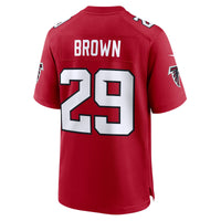 Atlanta Falcons Sydney Brown Red jersey – view 3