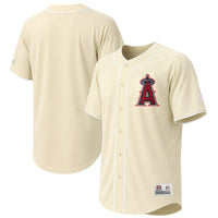 Los Angeles Angels Stitches Cream Fashion Jersey