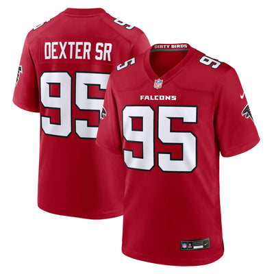 Atlanta Falcons Gervon Dexter Sr. Nike Red Team Game Jersey