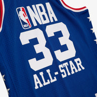 NBA Mitchell & Ness Kareem Abdul-Jabbar 1985 Swingman Authentic Jersey All-Star - Royal Blue