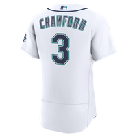Seattle Mariners J.P. Crawford Nike White Home 50th Season Authentic Jersey