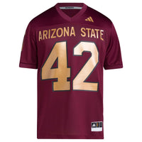 Pat Tillman #42 Arizona State Sun Devils adidas Football Icon Premier Jersey - Maroon