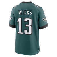 Philadelphia Eagles Dontayvion Wicks Nike Midnight Green Team Game Jersey