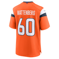 Denver Broncos Luke Wattenberg Nike Orange Team Game Jersey