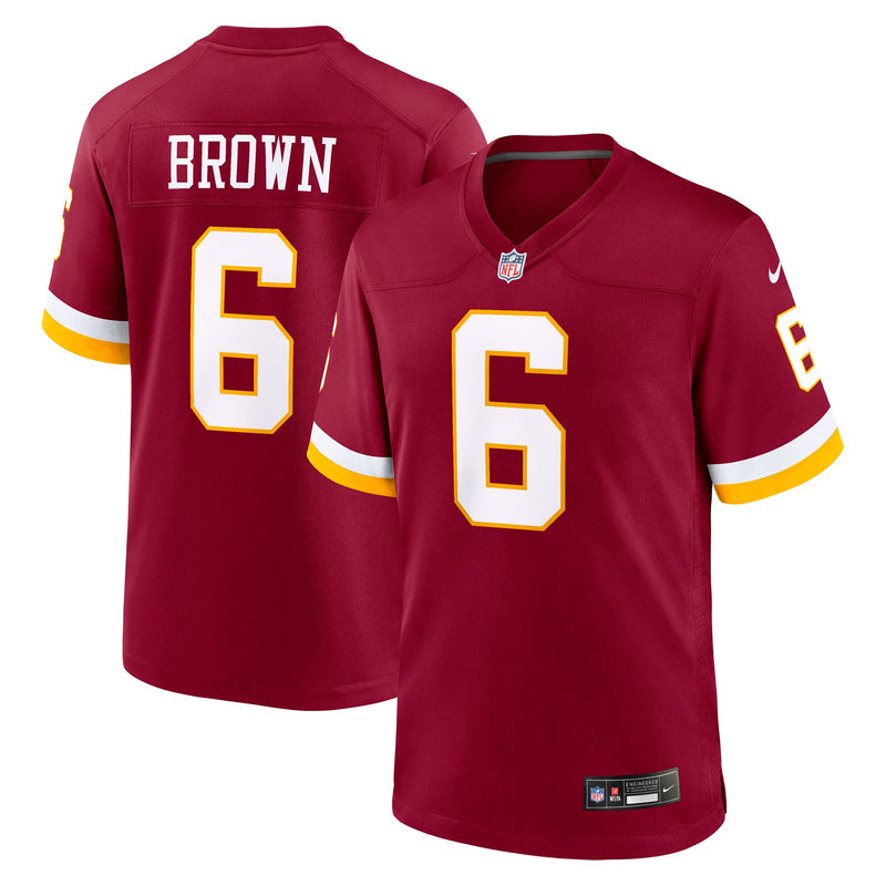Washington Commanders Dyami Brown Burgundy jersey – view 1