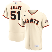 San Francisco Giants Jung Hoo Lee Nike Cream Home Authentic Jersey