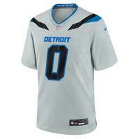 Detroit Lions Jahmyr Gibbs Nike Silver 2026 Rivalries Collection Game Jersey