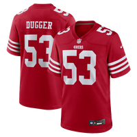San Francisco 49ers Jaden Dugger III Nike Scarlet Team Game Jersey