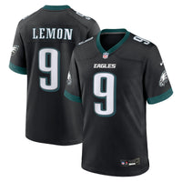Philadelphia Eagles Makai Lemon Nike Black Alternate Game Jersey
