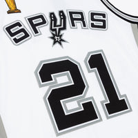 San Antonio Spurs Mitchell & Ness Tim Duncan 2002 Home Finals Authentic Jersey - White