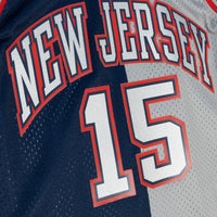 New Jersey Nets Mitchell & Ness Vince Carter 2006 Split Swingman Jersey - Blue/Grey