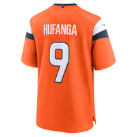 Denver Broncos Talanoa Hufanga Nike Orange Team Game Jersey